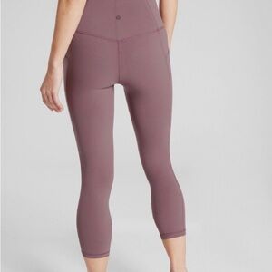 Women's Mauve High-Waisted Leggings